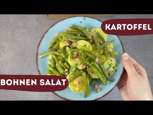 Kartoffel Bohnen Salat | Grüne Bohnen mit Kartoffeln | Bohnensalat | Salat Rezept | Salat mit Bohnen