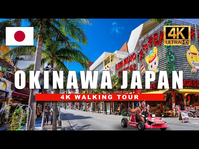 🇯🇵 Okinawa, Japan 4K Walking Tour 🌴 Summer Beach town in Naha, Okinawa | 4K HDR 60fps