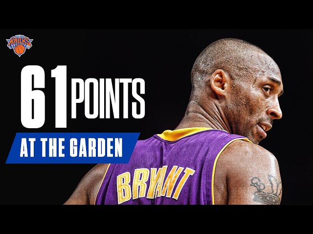 Remembering Kobe Bryant’s 61-Point Performance at The Garden (February 2, 2009)