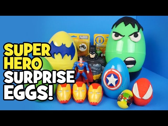 KidCity Opens Avengers Play-doh Surprise Eggs!