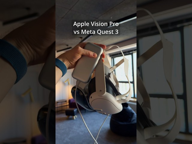Apple Vision Pro vs Meta Quest 3 — какой лучше?