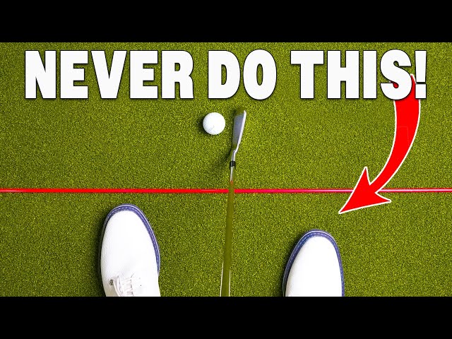 NEVER DO THIS with your FEET in Golf!