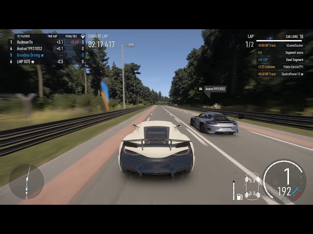 Rimac Nevera Overtaking at 258mph On The Straights! (Forza Motorsport)