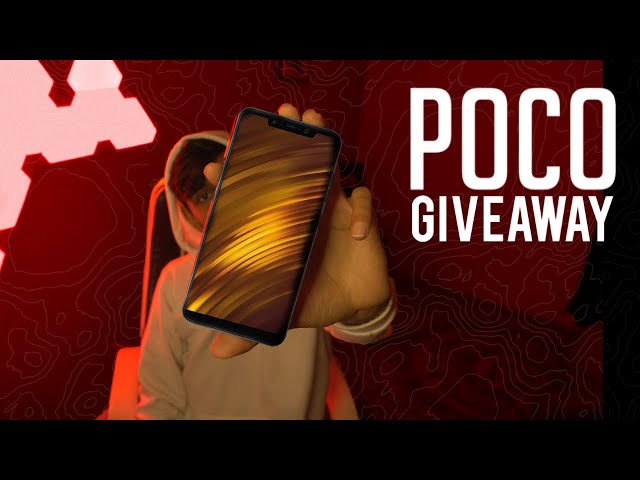 POCO F1 Giveaway  | Subscribe Now to Win