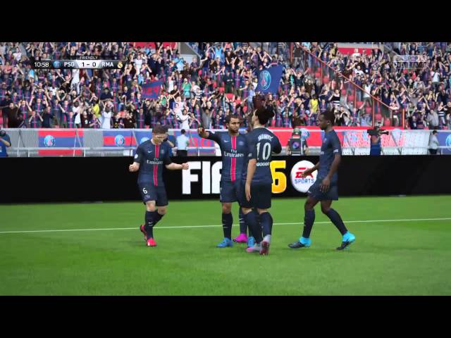Great free-kick by Ibra in FIFA 16