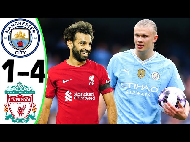 Manchester City vs Liverpool 1-4 - All Goals and Highlights - 2024 🔥 SALAH