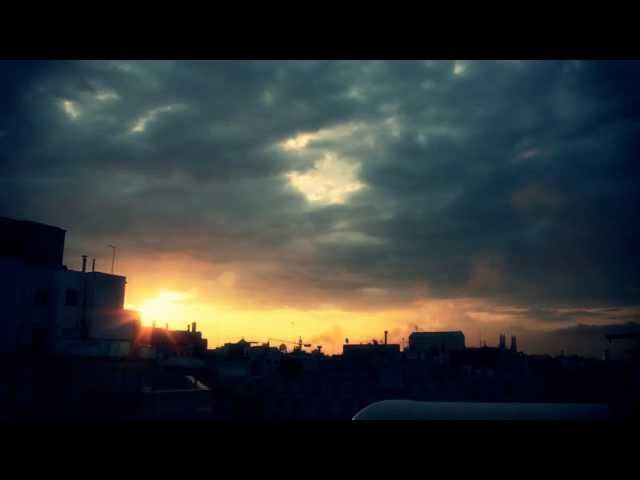 time lapse Sunrise clouds 720p