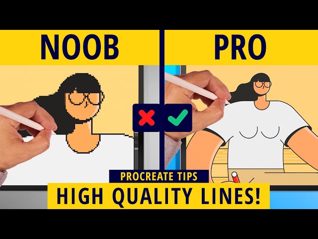 Why Your Lines Look Bad In Procreate - And it's Not What You Think (Procreate Tips)