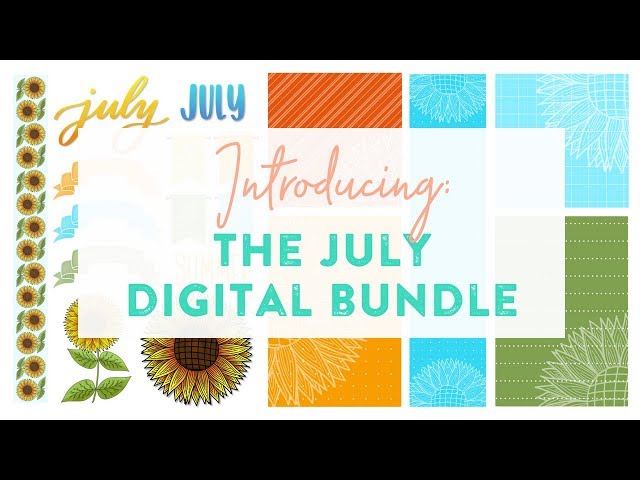 Introducing the July Digital Bundle!