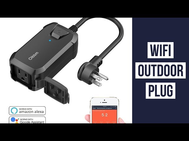 Oittm Smart Outdoor Plug 🔌 Wi-Fi Outlet Smart Plug Socket  🔌