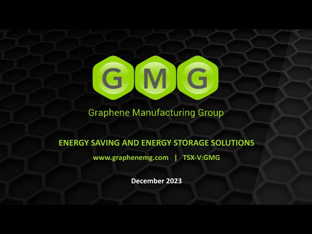 Graphene Manufacturing Group Ltd. (Pink: GMGMF | TSXV: GMG): Virtual Investor Conferences