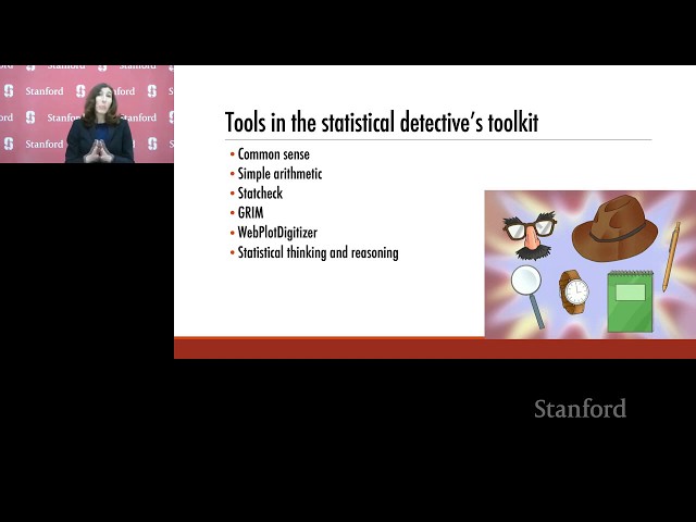 Stanford Webinar: How to Be a Statistical Detective
