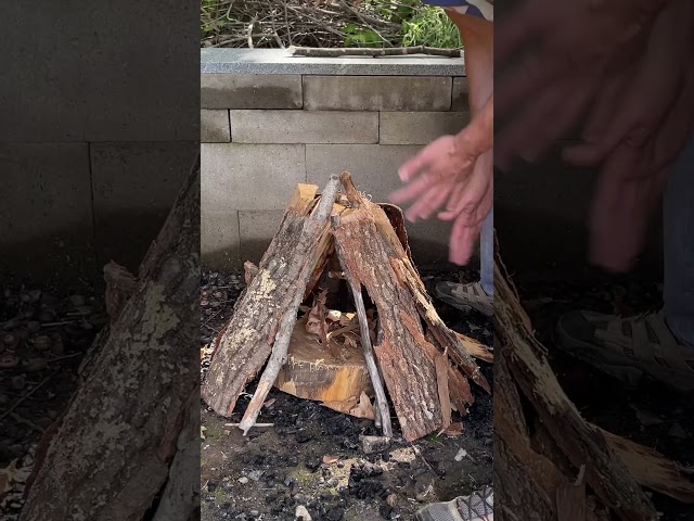 How to Make a Teepee Fire
