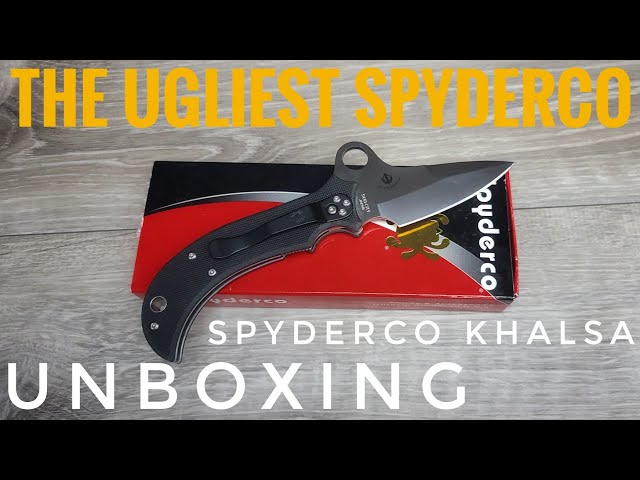 The Ugliest Spyderco of All Time - Spyderco Khalsa Unboxing