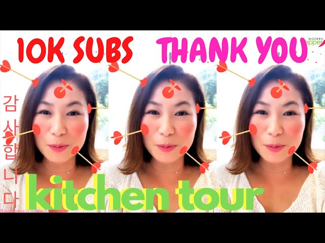 🥳10K SUBS❤️THANK YOU❤️Tour Of Modern Pepper's Kitchen: Korean Cooking Channel; Korean Food & Recipes
