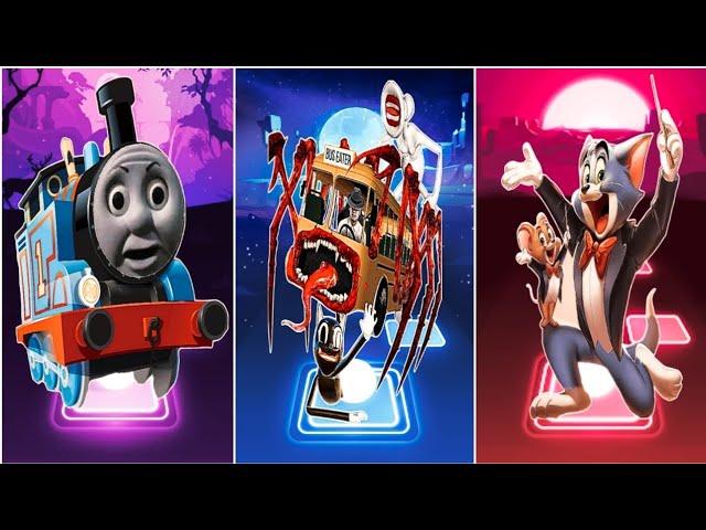 💥ROBOT THOMS THE TANK ENGINE & MINECRAFT 🆚 EVOLUTION OF BUS Eater 🆚TOM & JERRY ¦TILES HOP BABY¦ 🎯 🏆