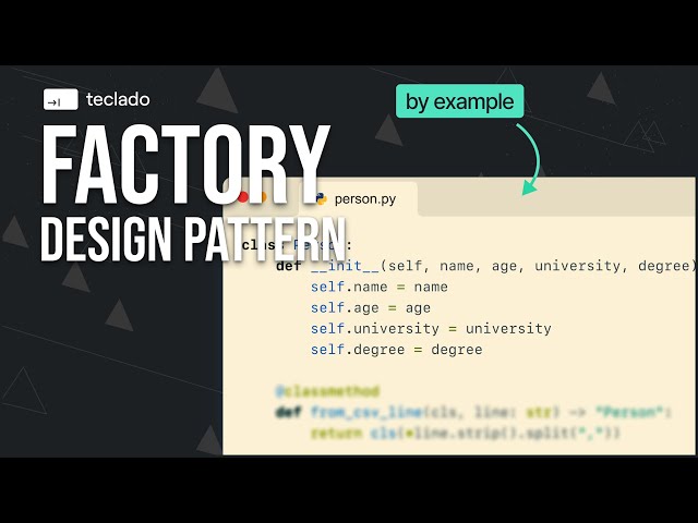 Factory Pattern in Python by Example - Q&A Thursdays