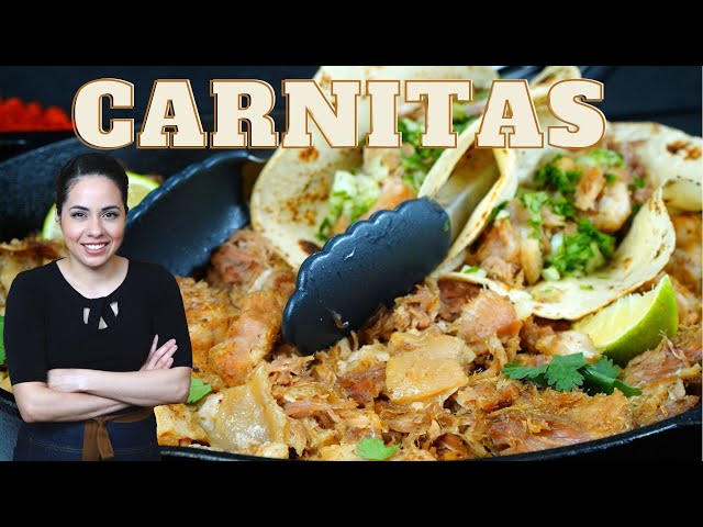 CARNITAS recipe | The BEST carnitas TACOS | EASY AND DELICIOUS!