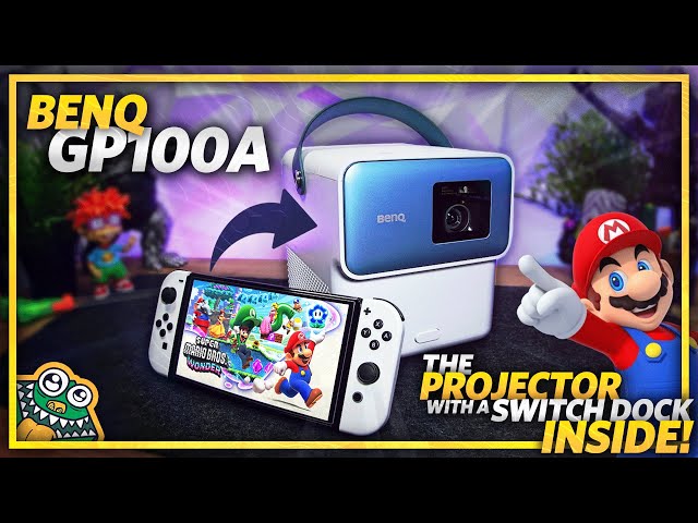 BenQ GP100A - The Projector with a Switch Dock inside! 📽️🎮 Unboxing and Overview