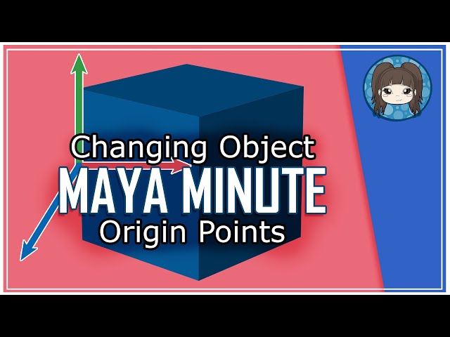 CHANGE AN OBJECTS TRANSFORM ORIGIN - Maya Minute