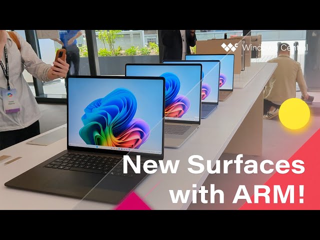 Hands-on with the Suface Laptop 7 and Surface Pro 11!