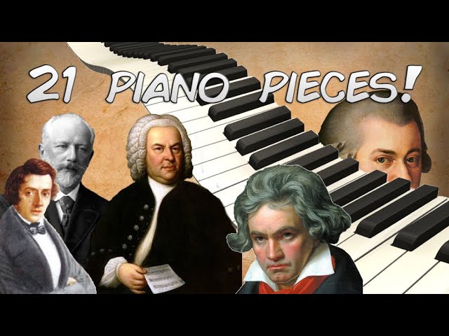 🎹 21 famous piano pieces you've heard but don't know the name! 🎶