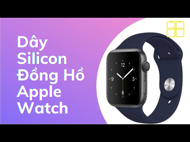 Dây Cao Su Apple Watch Silicon Cao Cấp Rất Nhiều Màu Sắc Đủ Size 38mm/40mm/42mm/44mm