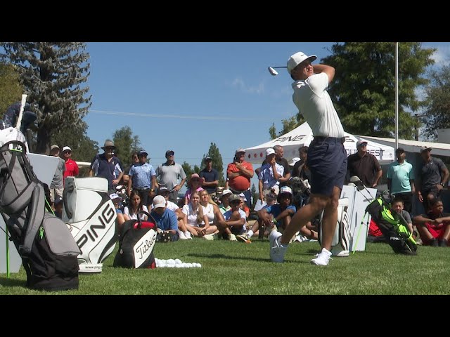New father Cameron Champ hosts youth golf clinic in Sacramento, returns to Fortinet Championship