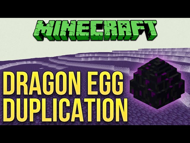 Minecraft 1.10: Dragon Egg Duplication Tutorial