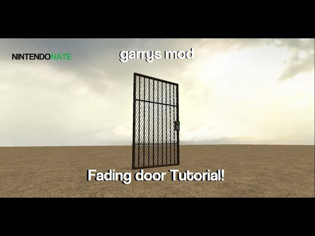 Gmod Fading Door Tutorial - DarkRP