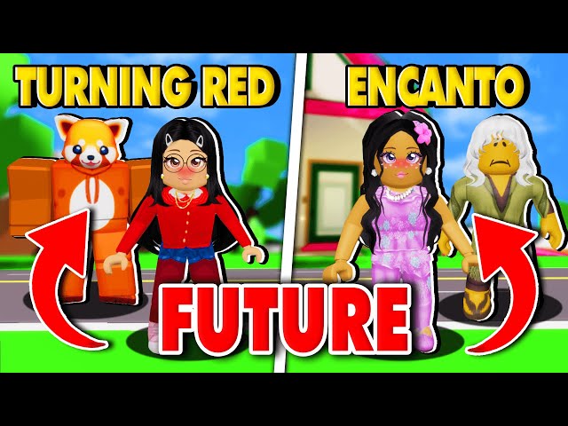 TURNING RED vs ENCANTO Family GLOW UPS (Roblox Brookhaven RP)