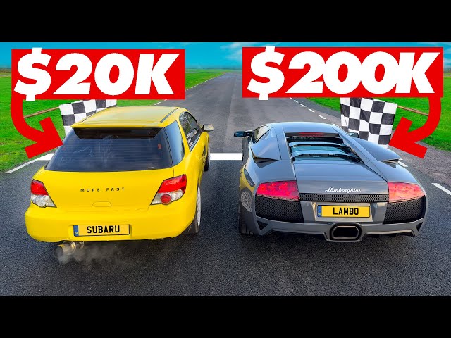 $20k DIY Modified Subaru VS $200K Lamborghini