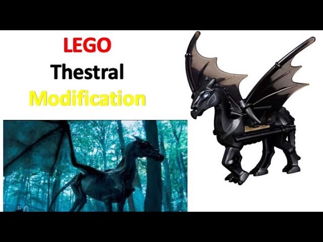 LEGO Thestral Build Instructions Modification From LEGO Wizarding World