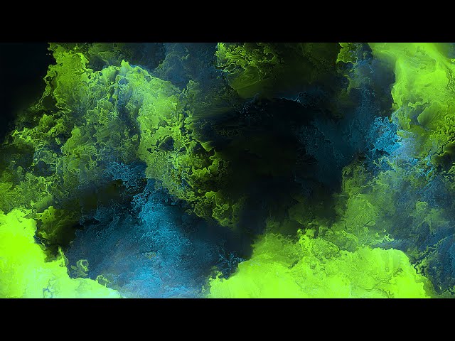 Abstract Green Watercolor Background video | Footage | Screensaver