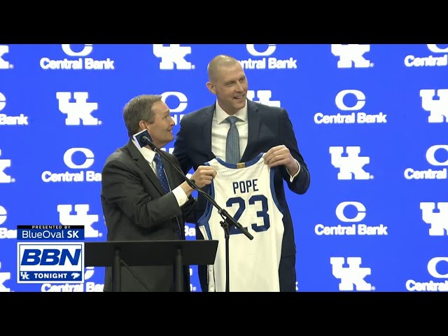 2024-2025 - Kentucky Basketball - Coach Mark Pope Introductory Press Conference