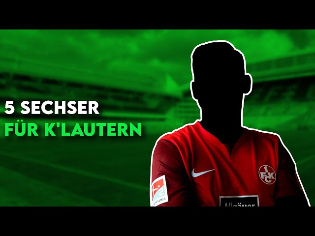 1. FC Kaiserslautern: 5 Sechser für die Verstärkung im zentralen Mittelfeld!