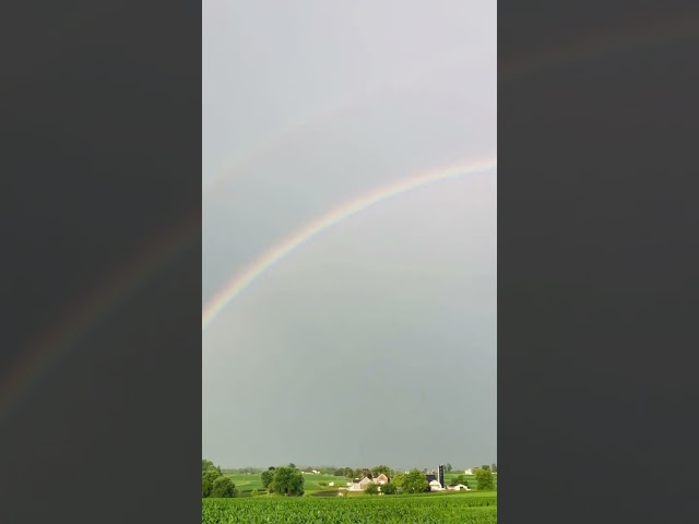 Rainbow over AMISH LAND