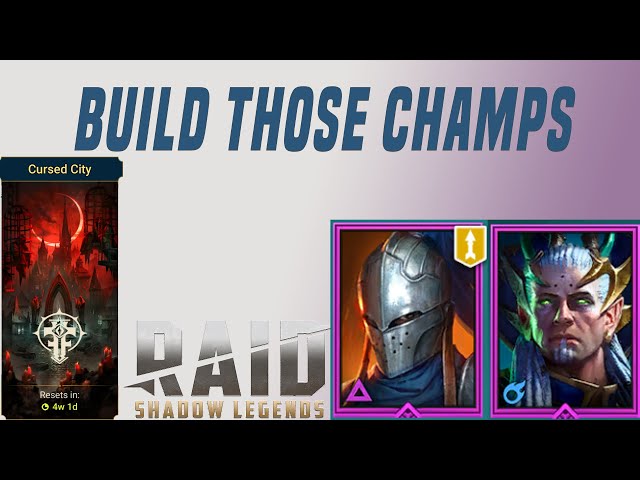 Build those Champions for Sintranos Cursed City | Raid Shadow Legends