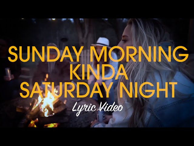 Ashley Cooke - Sunday Morning Kinda Saturday Night (Official Lyric Video)