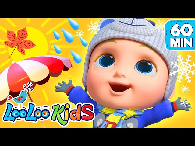 📆 Learn the Months of the Year! | Educational Songs for Children by LooLoo Kids | 1 Hour Mix