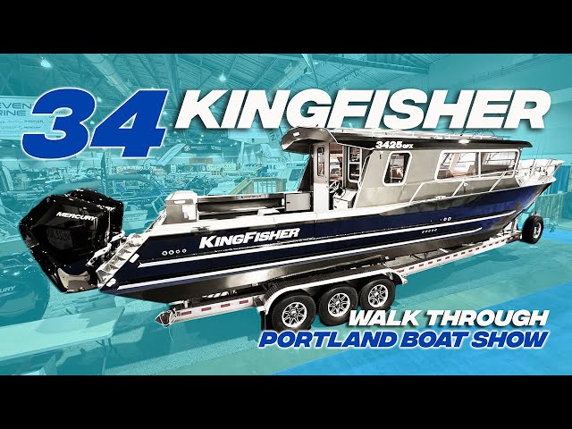 Experience the 3425 GFX Kingfisher w/ Twin Mercury 400 Outboards