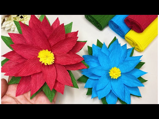DIY Paper Lotus Flowers. How to make paper flowers? #diy