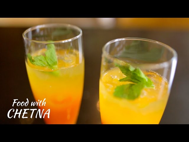 How to make the best lemonade using Peaches and Mangos - Food with Chetna