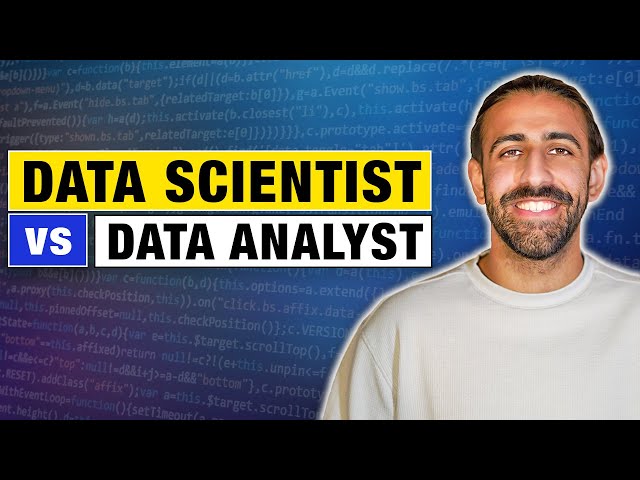 Data Scientist vs Data Analyst: What's the Difference?