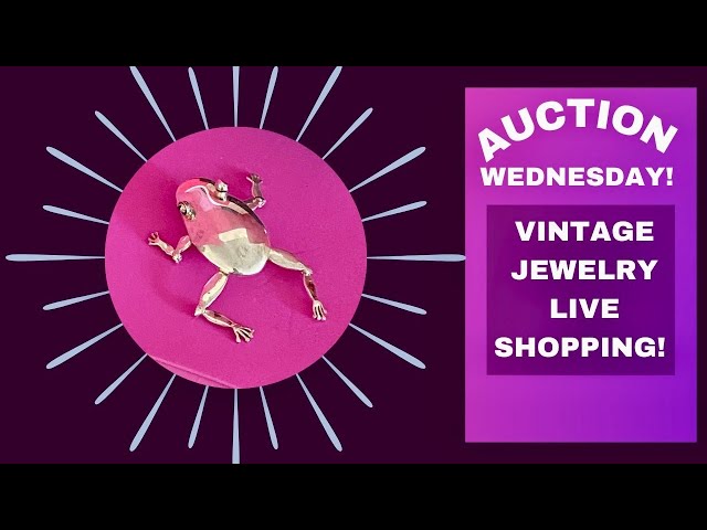 Vintage Jewelry Auction From Estate Sale & Thrift Videos! 𝐋𝐈𝐒𝐓 𝐁𝐄𝐋𝐎𝐖⬇︎