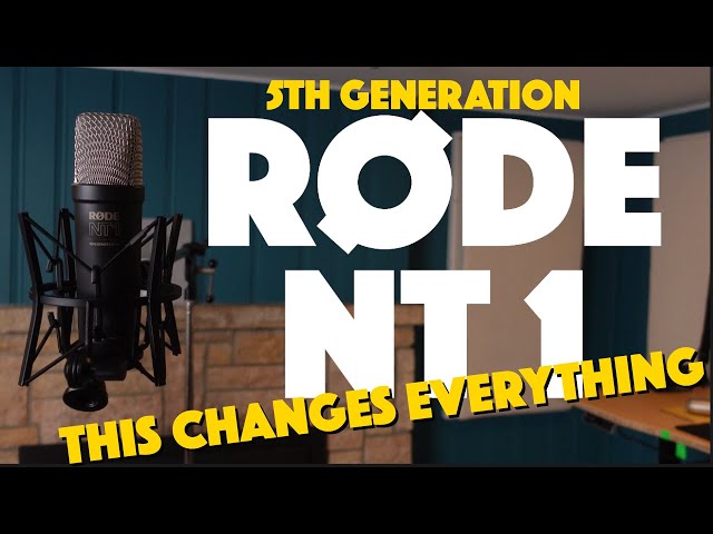 The 5th Generation RODE NT1 is here, and it's got some new tricks.