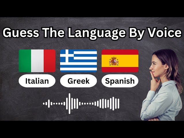 Guess The Language By Voice | Show us your linguistic skills #quiz