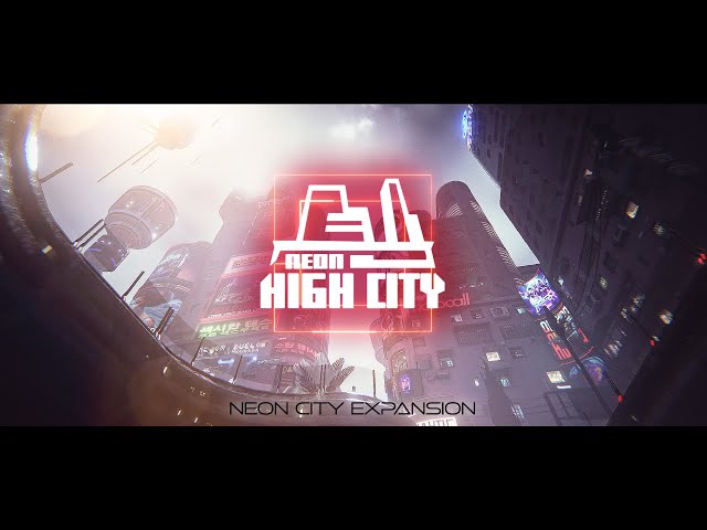 Neon High City Trailer [ unity environment ]