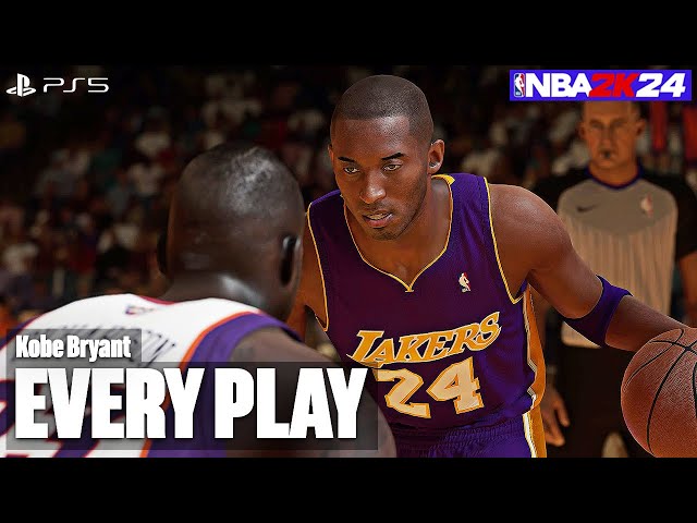 Kobe Bryant Highlights vs Phoenix Suns | NBA 2K24 KOBE ERA | PS5 Gameplay