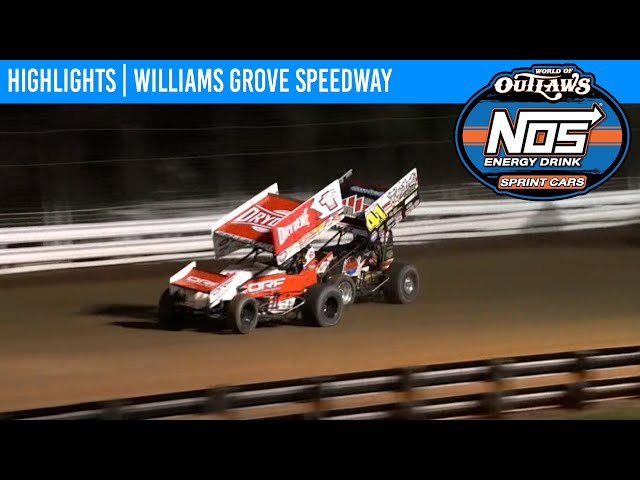 World of Outlaws NOS Energy Drink Sprint Cars Williams Grove Speedway October 3, 2020 | HIGHLIGHTS